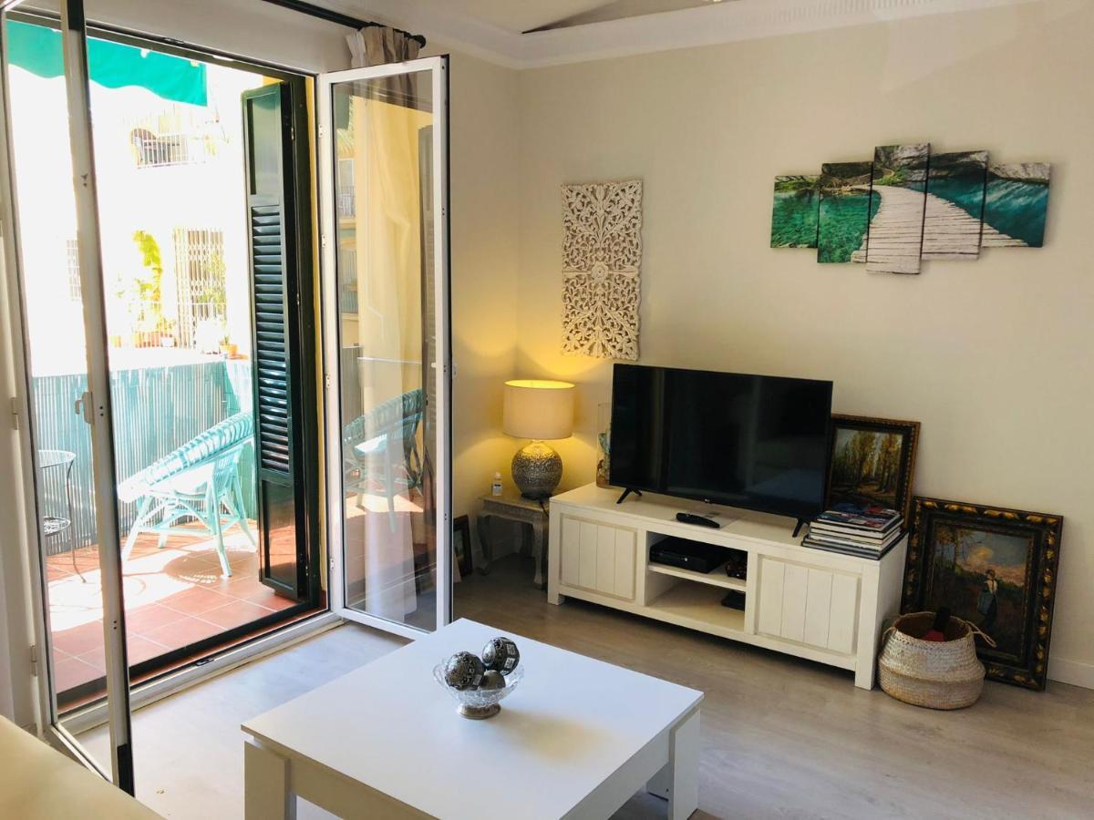 Apartamento A 50 Metros De La Playa Malagueta Con Vistas Al Mar 말라가 외부 사진